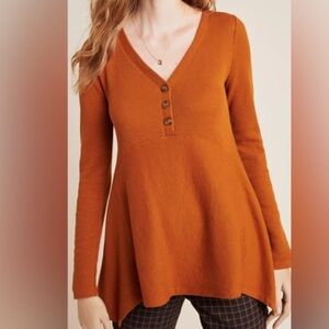 Maeve by Anthropologie Eliza Henley Babydoll Tunic top